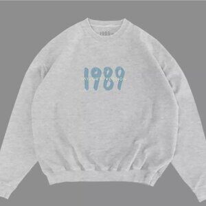 1989 Taylor’s Version Spotify grey crew neck sweatshirt